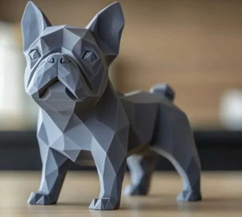 Estátua de Bulldog Francês ou Pug  - Impressão 3D
