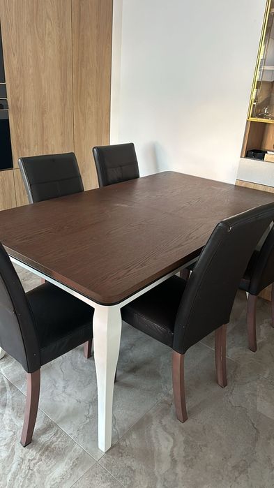 sprzedam krzesla skorzane 4 szt