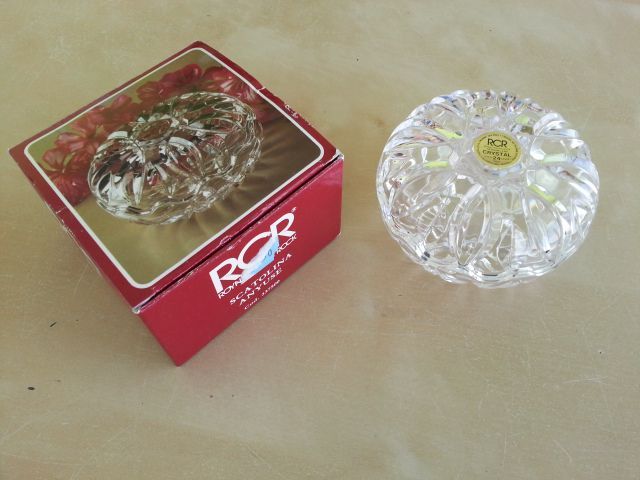 2 Peças decorativas em Cristal RCR