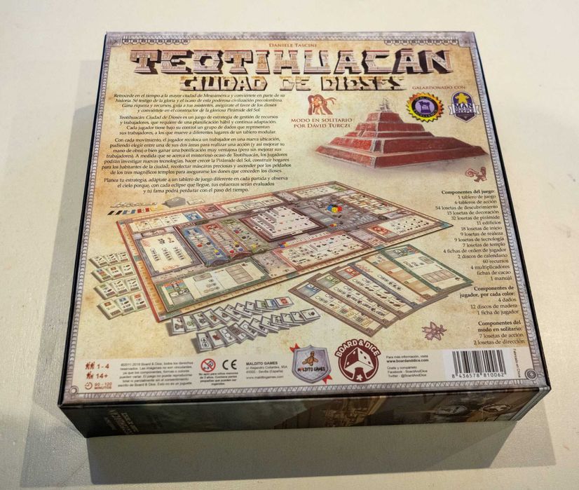 Teotihuacan: City of Gods - jogo tabuleiro