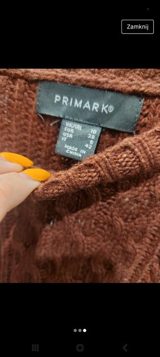 Primark sukienka dzianinowa s-m