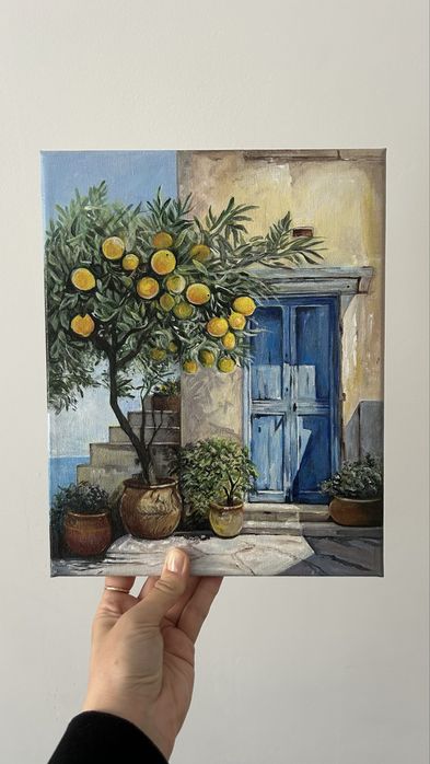 Картина Італія  картина лимони ручної роботи