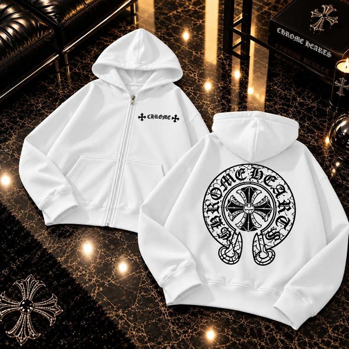 ‼️РОЗПРОДАЖ‼️ Зіп-худ Chrome Hearts, зипка хром хартс/ зіппер/ зіпка /кофта