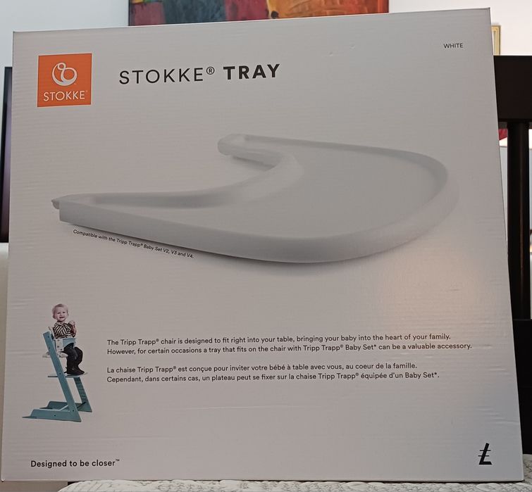 Tabuleiro cadeira papa criança Stokke