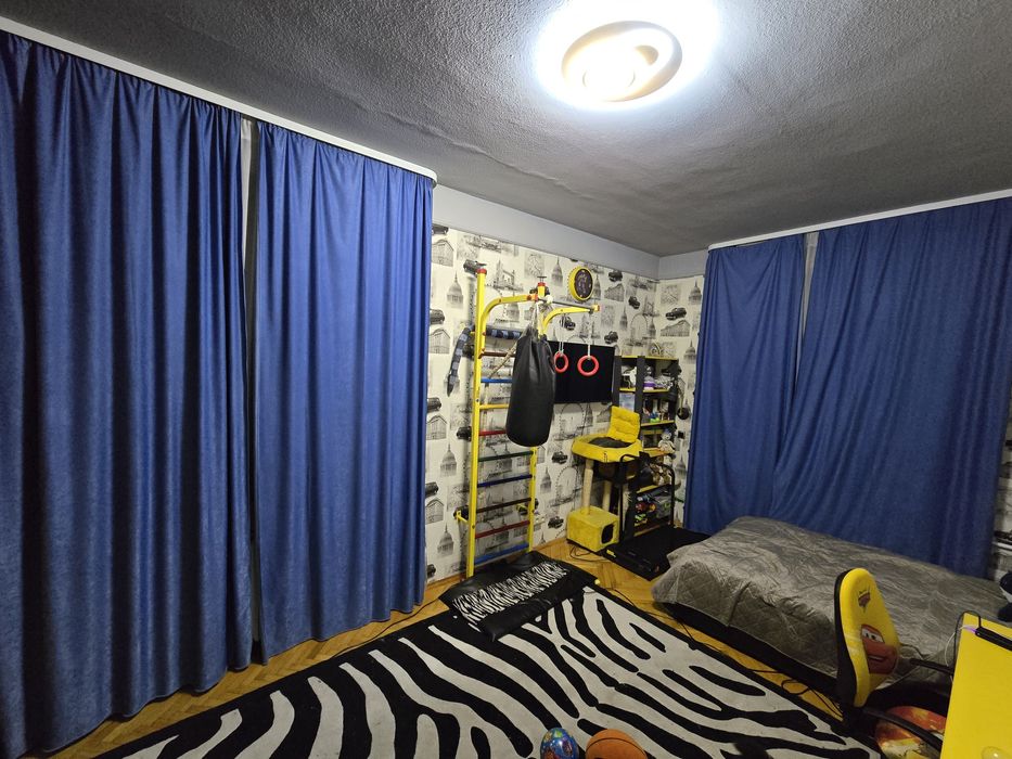 Штори блекаут сині готові на 2 вікна 1,45×2,9м