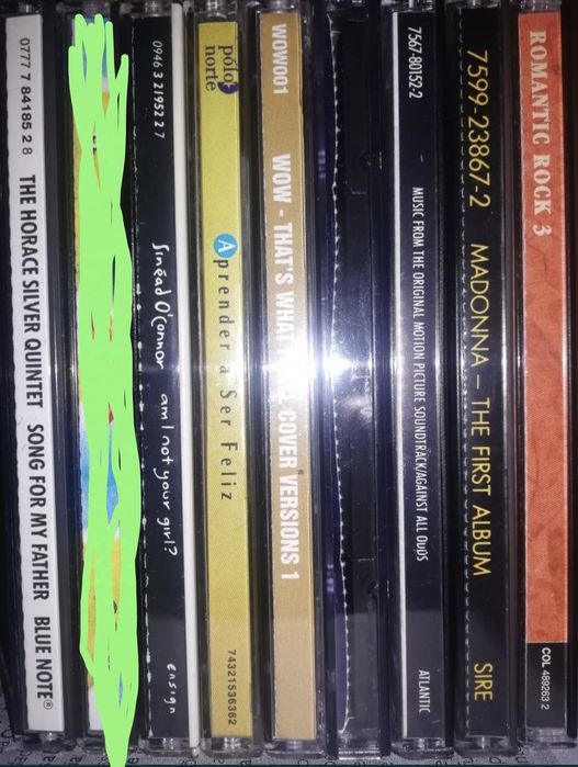 9 CD's música anos 90, a 2005. Originais.