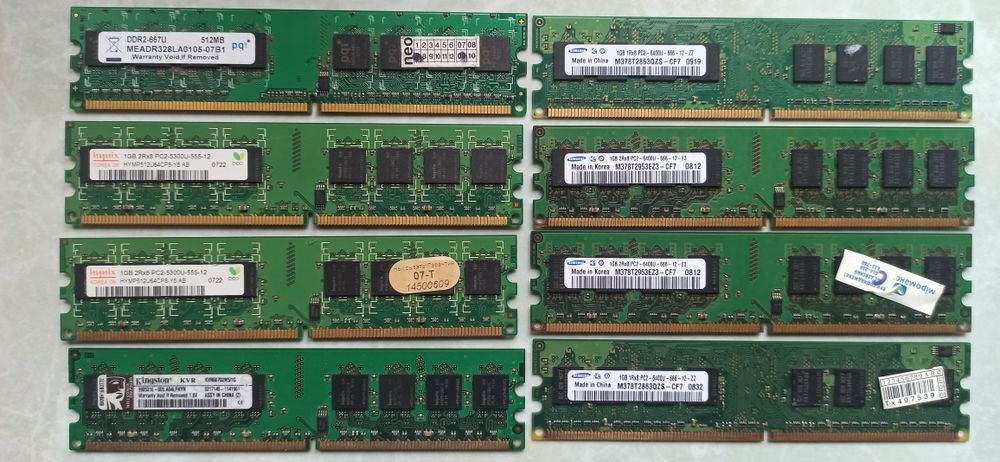 Продам оперативну пам'ять ОЗУ DDR3 2Gb, DDR2  1 ГБ