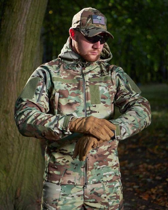 Костюм Multicam Soft Shell | Тактичний, Армія, Полювання