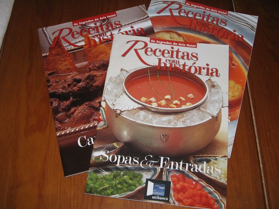 Revistas de Culinária "Receitas com História"