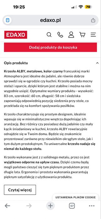 Krzesła Alby Atmosphere