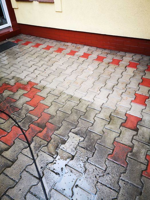 Mycie i malowanie elewacji, kostki brukowej, dachów