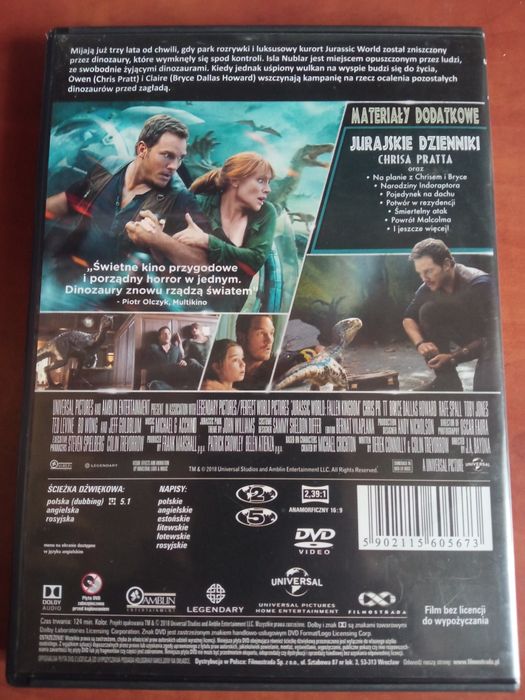 Jurassic World DVD