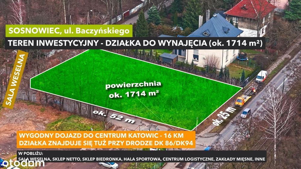 Teren Działka Plac Handlowy Usługi Punkt Sprzedaży Komis Gastro Sklep