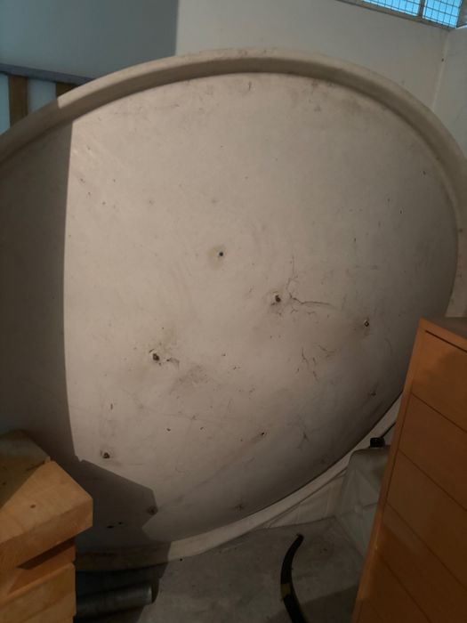 Antena parabólica rotativa 180cm