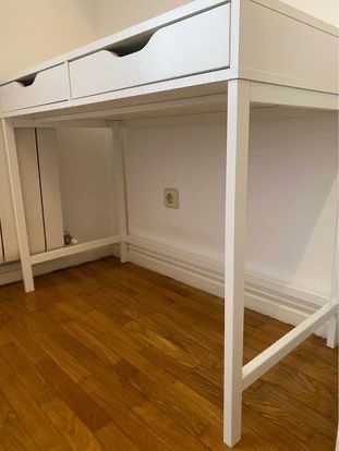 IKEA white work desk