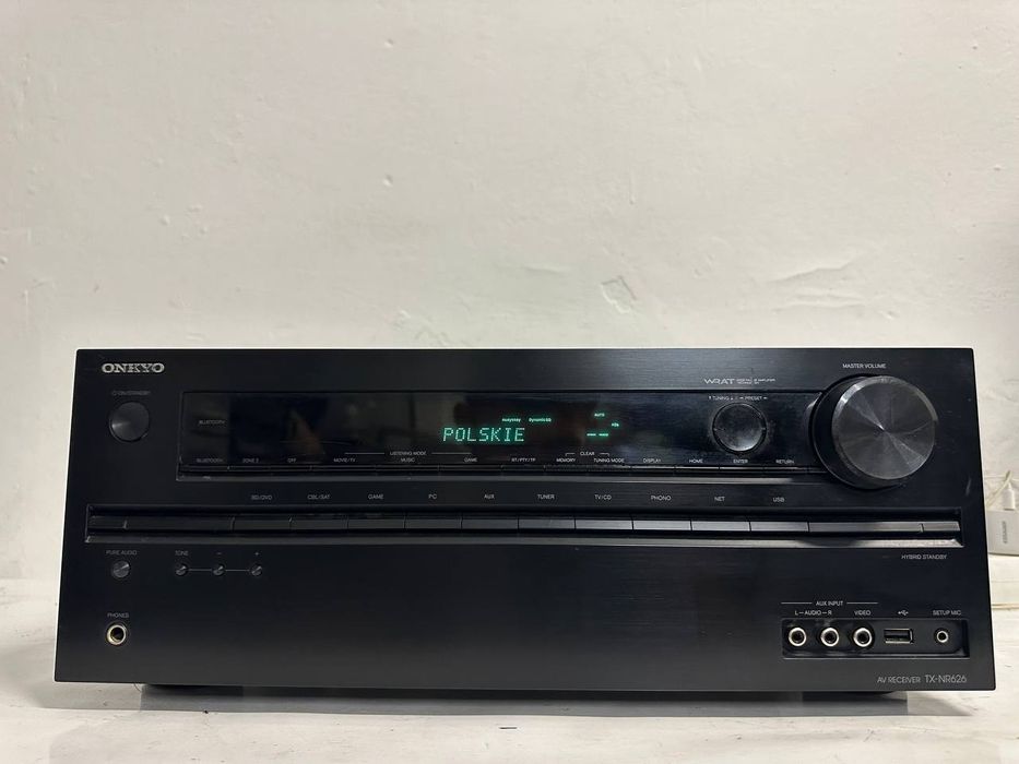 Amplituner kina domowego Onkyo TX-NR626 | 7.2 | HDMI 4K | Wi-Fi | Bluetooth | Dolby TrueHD | DTS-HD Master Audio | Audyssey | WRAT