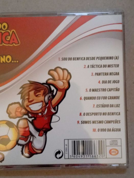 Cd "Sou do BENFICA desde pequenino " Novo