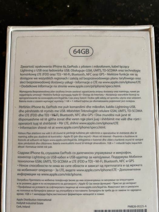 Iphone 6s 64 GB srebrny