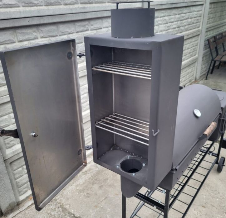 5мм! Від Виробника! Мангал Барбекю Коптильня з пічкою
