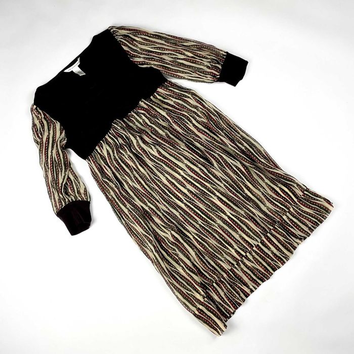 Diane Von Furstenberg sukienka vintage retro midi