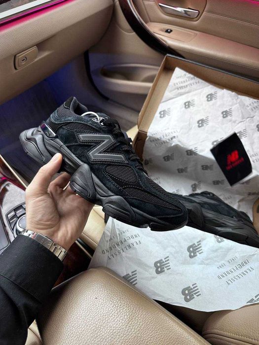 Кроссовки New Balance 9060 Triple Black 36-45 Новинка Осени! Купить!