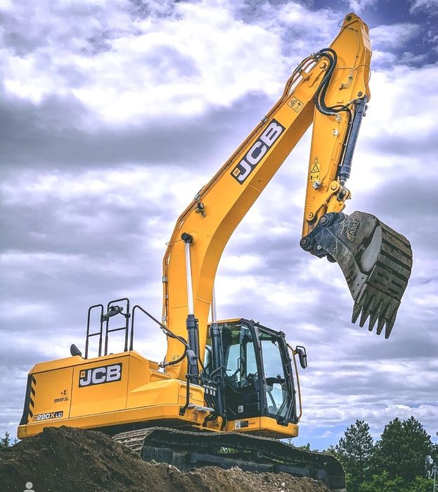 Wynajem koparki gąsienicowej JCB 220clx CAT 320el