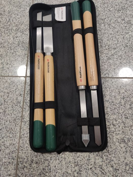 Zestaw dłut płaskich parkside