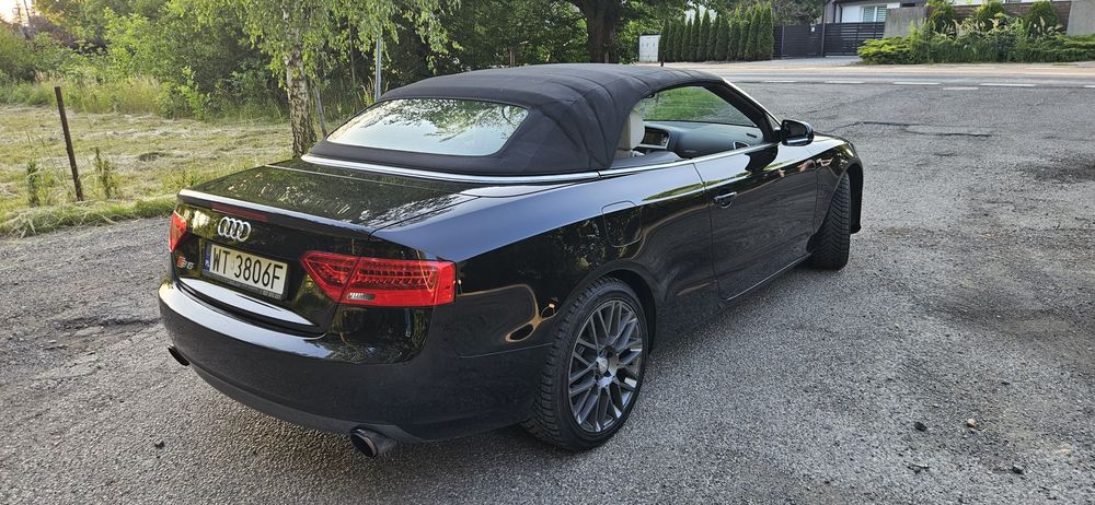 Audi A5 Cabrio 2.0 T 225KM Quattro | Prywatnie |  Bogate Wyposażenie | Zadbana  | S-tronic |