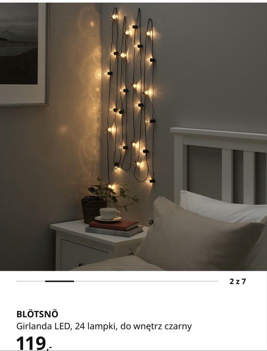 Ikea girlanda LED