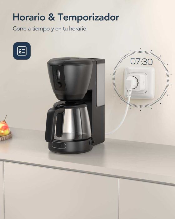 Tomada inteligente Wifi, com monitor de energia, novo