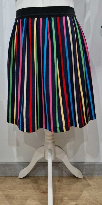 Spódnica damska w kolorowe paski, 3XL(46)