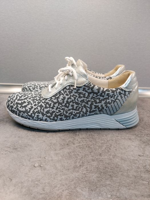 Waldläufer Luftpolster roz.38-38,5 sneakersy, skóra naturalna ,półbuty