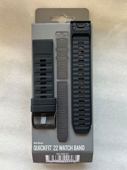 Garmin pasek 22mm quickfit nowy oryginalny czarny