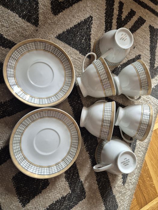 Yamasen fine porcelain Japan zestaw komplet kawowy / herbaciany