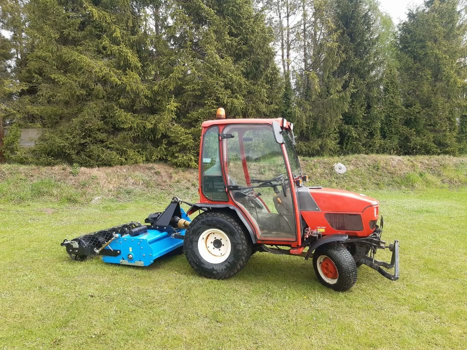 Wynajem mini traktorka z glebogryzarką separacyjną , glebogryzarka separacyjna