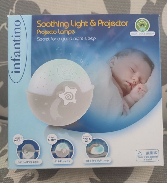Infantino kojąca lampka i projektor nowa okazja na prezent