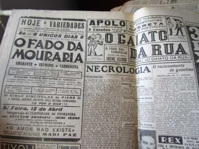 O Século Segunda Guerra mundial 3-4-1945 Teatro Revista Parque Mayer