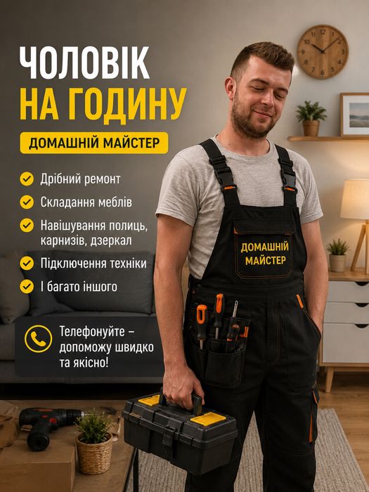 Чоловік на годину | Домашній майстер