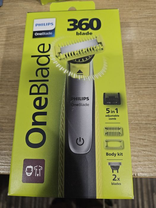 Golarka Philips OneBlade 360 + nasadka grzebieniowa 5w1 QP2734/23