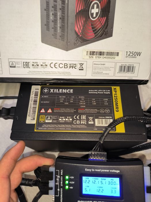 Xilence Performance X 1250W (XP1250MR9) 80 PLUS Gold Full Modular  Блок живлення бж бп блок питания rtx rx gtx gt mx rtx gaming OC