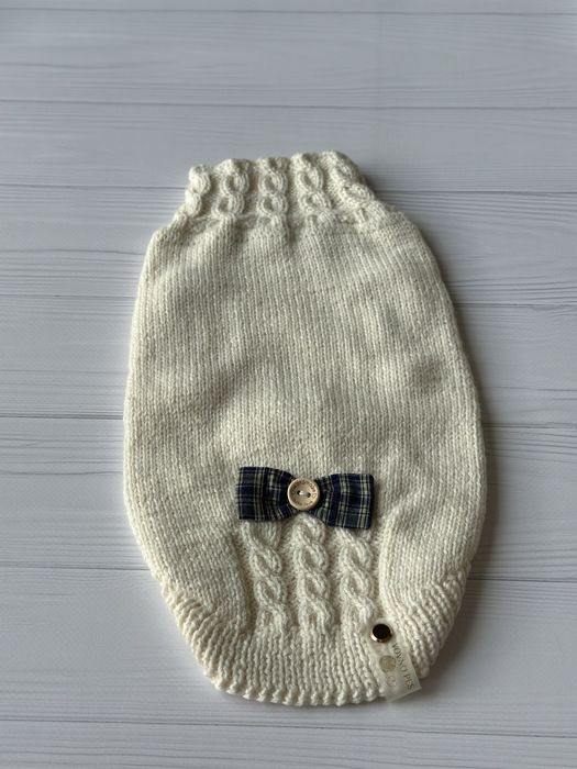 Вʼязаний светр, свитер для собак новий, ручна робота