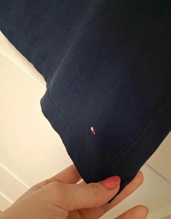Tommy Hilfiger granatowa koszulka damska M