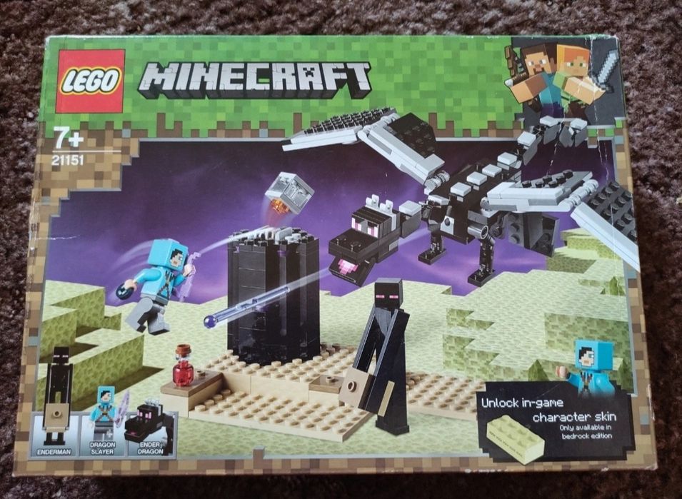 NOWE klocki LEGO Minecraft Walka w kresie 7+