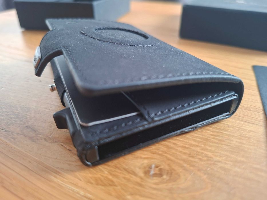 Portfel męski skórzany DONBOLSO RFID czarny slim
