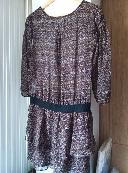 Vestido Zara cintura baixa