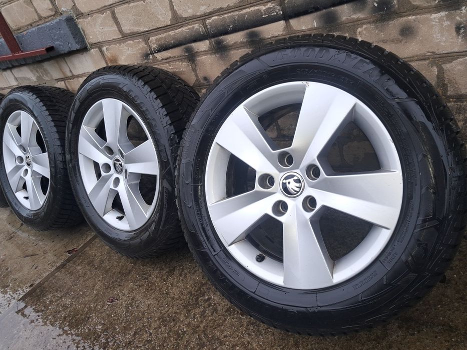Продам орег.диски Skoda Superb 5 112 R  16+зим резина GOOD VEAR,21 рік