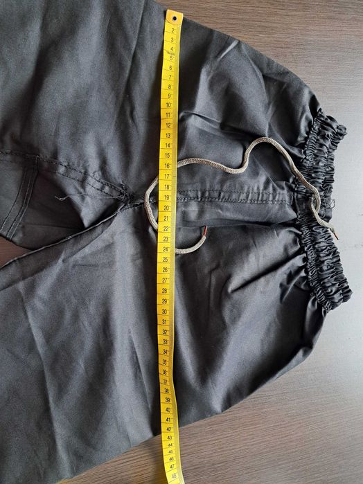 Kimono do karate dla dziecka czarne  150 cm + pas biały - do zszycia