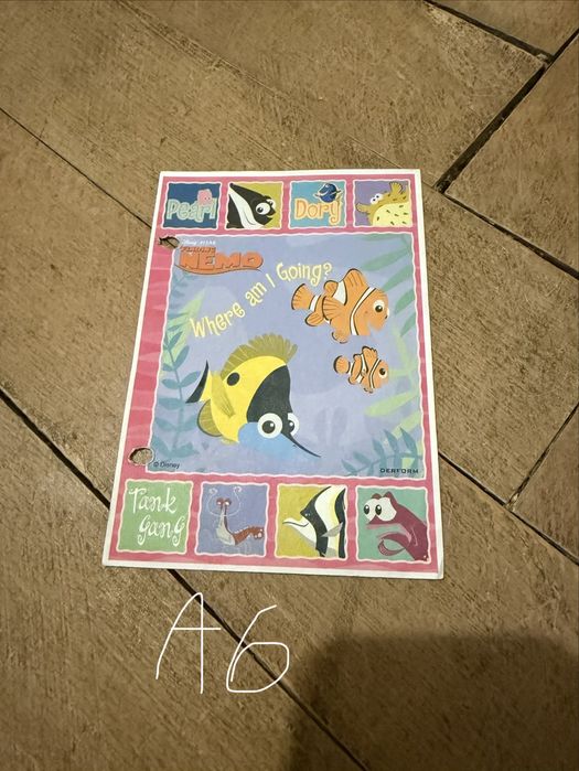 Karteczka do segregatora Gdzie jest nemo A6