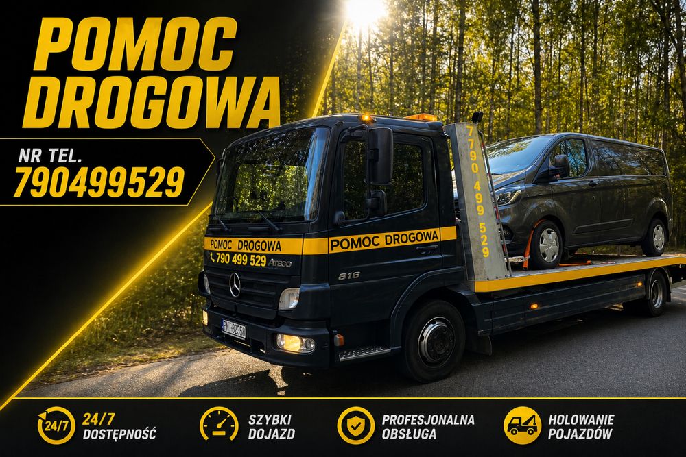 Pomoc drogowa transport pojazdów.