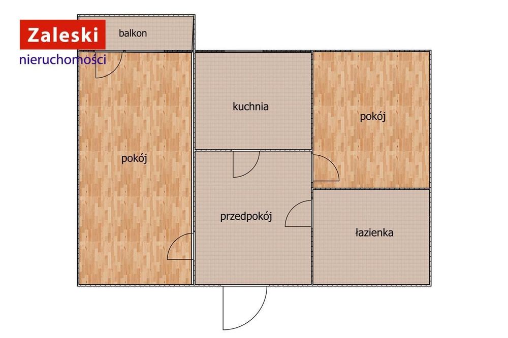 5 minut do Starówki, 2 osobne pokoje i kuchnia.
